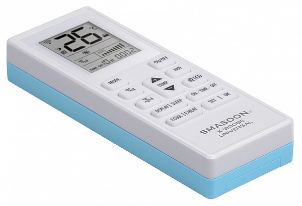 SMASOON K-8008E Universal Τηλεχειριστήριο Κλιματισμού Μπλε