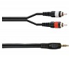 TYC-028A Καλώδιο JACK-2RCA 3m