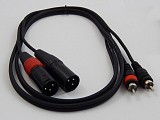 TPC-020 ΚΑΛΩΔΙΟ 2 RCA ΑΡΣΕΝΙΚΑ - 2 XLR ΑΡΣΕΝΙΚΑ 1,5m
