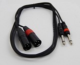 TPC-022  ΚΑΛΩΔΙΟ 2 ΚΑΡΦΙΑ6,3mm - 2 XLR ΑΡΣΕΝΙΚA 1,5m