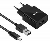 CH211 Φορτιστής + καλώδιο microUSB