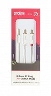 MP147 PROLINK  ΚΑΡΦΙ 3,5mm - 2xRCA - 2,0m