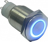SW16F-Z1-S-R-R-220V   ΔΙΑΚΟΠΤΗΣ Φ16mm 220V με ΚΟΚΚΙΝΟ ΦΩΤΙΣΜΟ