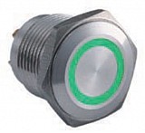 SW16F-M1-S-R-B-220V    ΜΠΟΥΤΟΝ Φ16mm 220V με ΜΠΛΕ ΦΩΤΙΣΜΟ