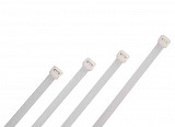 SZS-3X200/WHITE  Δεματικά καλωδίων λευκά 3x200 100 τεμάχια