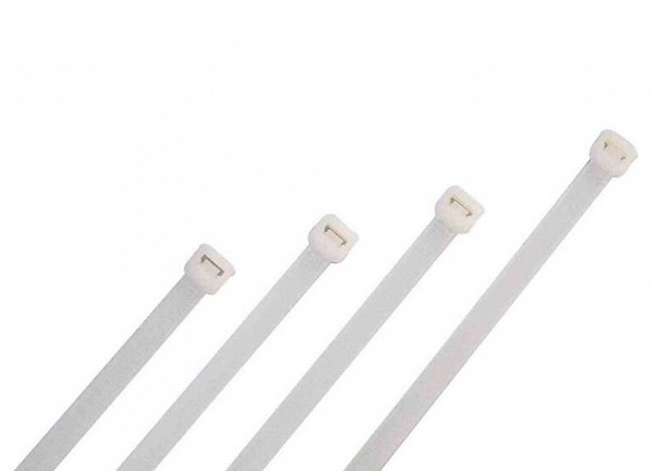 SZS-3X100/WHITE  Δεματικά καλωδίων λευκά 3x100 100 τεμάχια