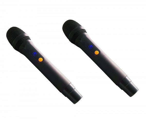 SM-5115A6 Επαναφορτιζόμενο ενεργό ηχείο 15 με ασύρματα μικρόφωνα