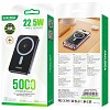 KSC-1267/BLACK POWERBANK 22.5W  5000mAh ΜΕ ΑΣΥΡΜΑΤΗ ΦΟΡΤΙΣΗ