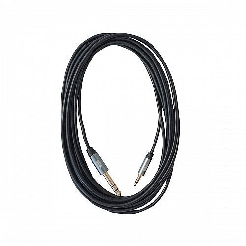 TAC011B ΚΑΛΩΔΙΟ 6,3mm STEREO - 3,5mm STEREO 5m