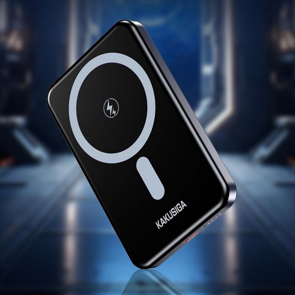 KSC-1267/BLACK POWERBANK 22.5W  5000mAh ΜΕ ΑΣΥΡΜΑΤΗ ΦΟΡΤΙΣΗ