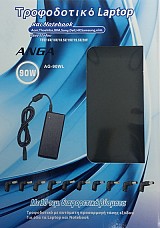 Τροφοδοτικό LAPTOP ANGA AG-90WL 90W / 15V-20V ΜΕ 10 TIPS