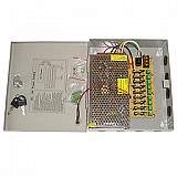 Σταθεροποιημένο τροφοδοτικό 12V / 10A / 120W, 9 εξόδων, ANGA CP1209-10A-9