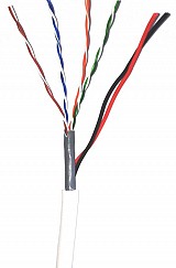 ANGA ST-CC03 Καλώδιο UTP Cat5e + 2 x 0.50mm (100μ) CCA/PVC