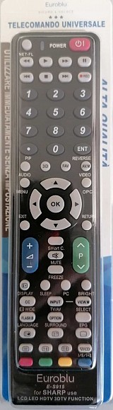 ΤΗΛΕΧΕΙΡΙΣΤΗΡΙΟ EUROBLU E-S915 FOR SHARP