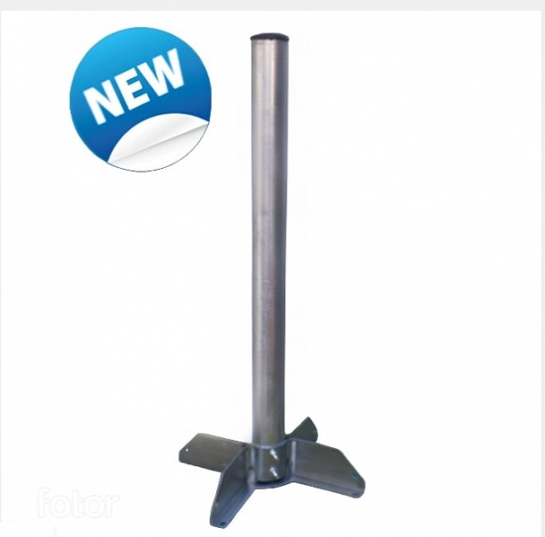 Βάση δαπέδου Φ60 NEW με αντηρίδες για κάτοπτρα έως 140εκ.