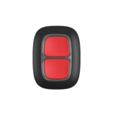 Double Button Black Wireless hold-up device AJAX