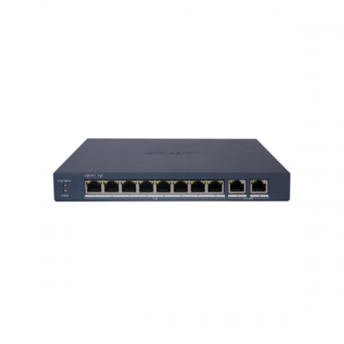 DS-3E1510P-EI/M(B) 8 Port Gigabit Smart PoE Switch Hikvision