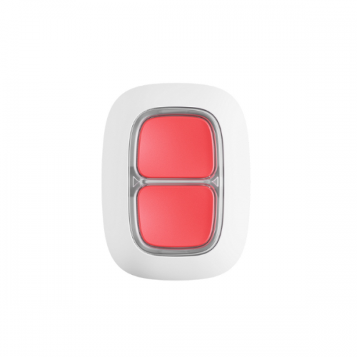 Double Button White Wireless hold-up device AJAX