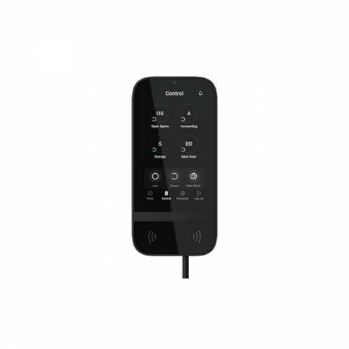 Superior KeyPad TouchScreen Fibra Black AJAX