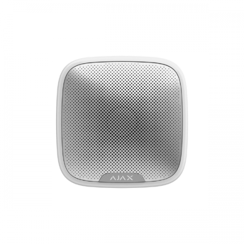 Street Siren White Wireless Outdoor Siren AJAX